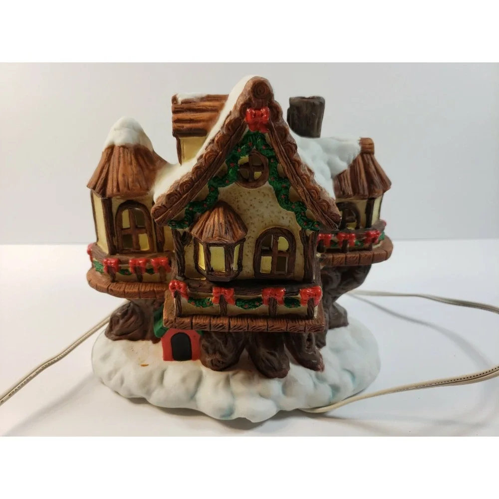 Hollybeary USA The Plumbeary Home 1995 Lite Village‎ Piece